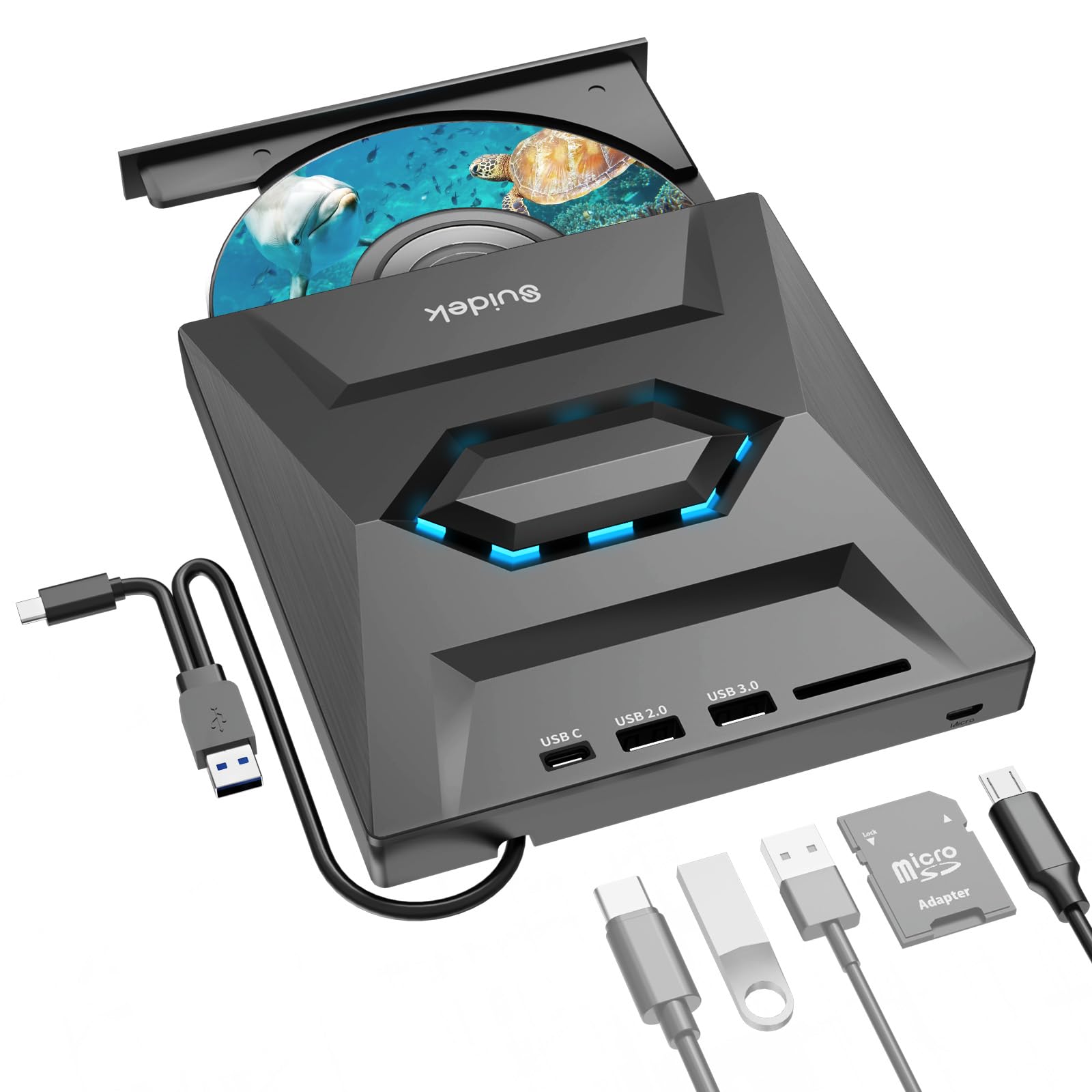 ✨美品✨Win11✨SSD 250GB✨15.6インチ✨カメラ、DVD、テンキー Proscan Elite 15.6-In. Portable DVD Player with Swivel Screen and